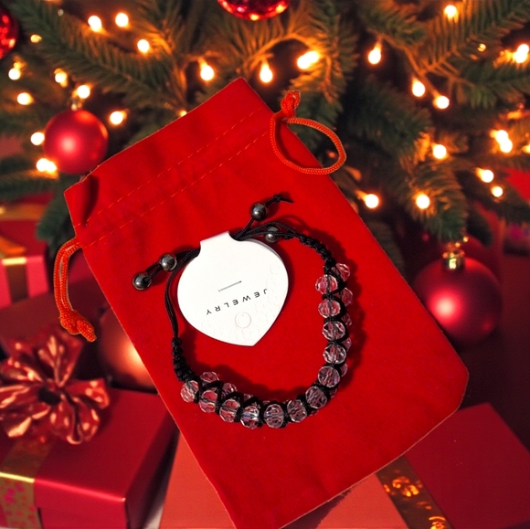 Jewelry Jewelry - Elegant Black and Silver Women's Jewelry Set